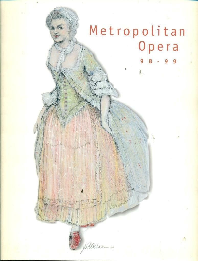 Metropolitan Opera Season Book 1998 - 1999