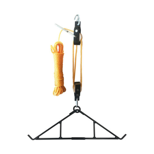 Highwild Game Hanging Gambrel & Hoist Kit With Pulleys & Rope - 600 Lbs