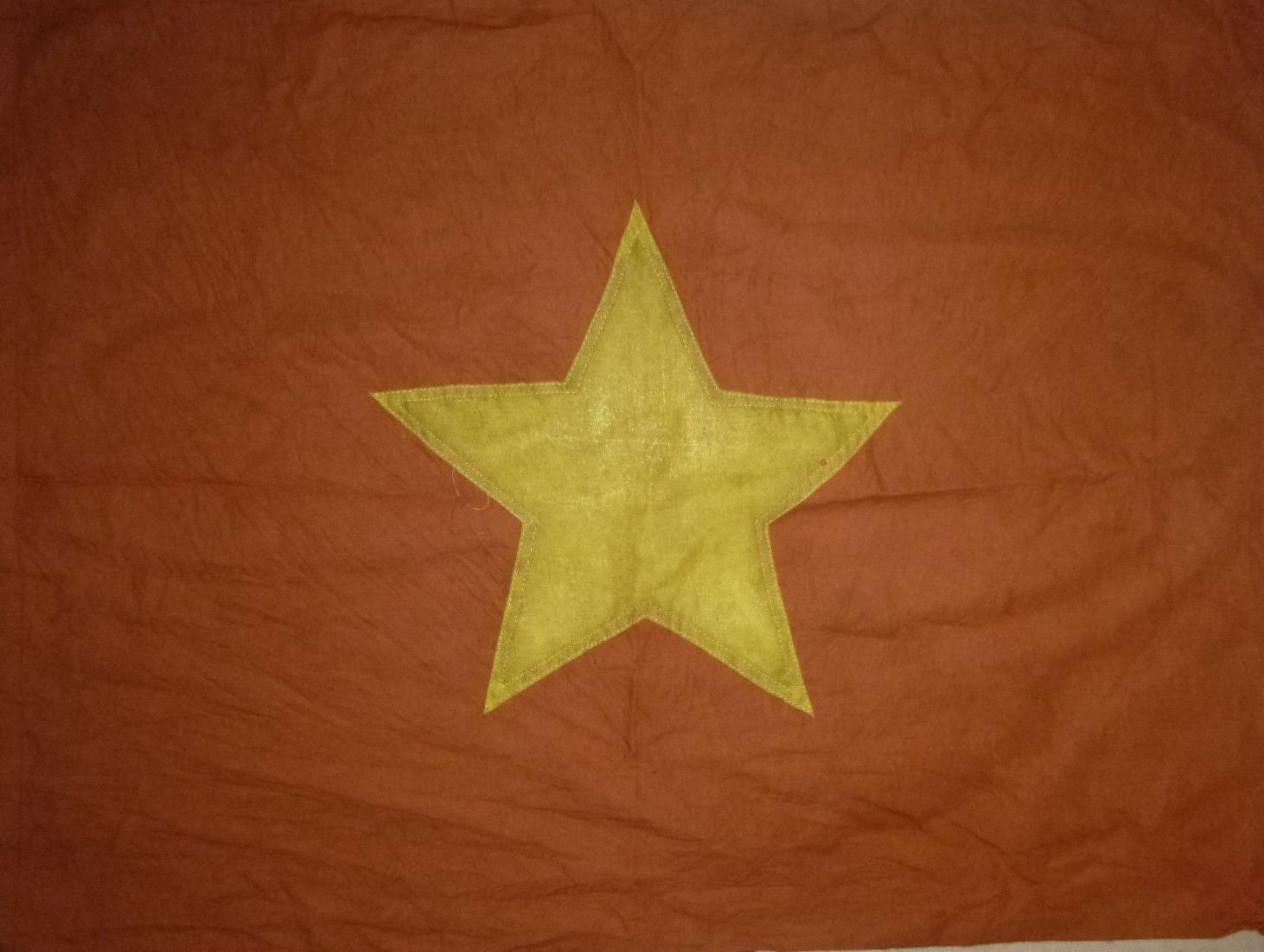 ,FLAG _ 1 VC Vietcong NVA NLF North VN Army Flag, NVA FLAG  VIET CONG]