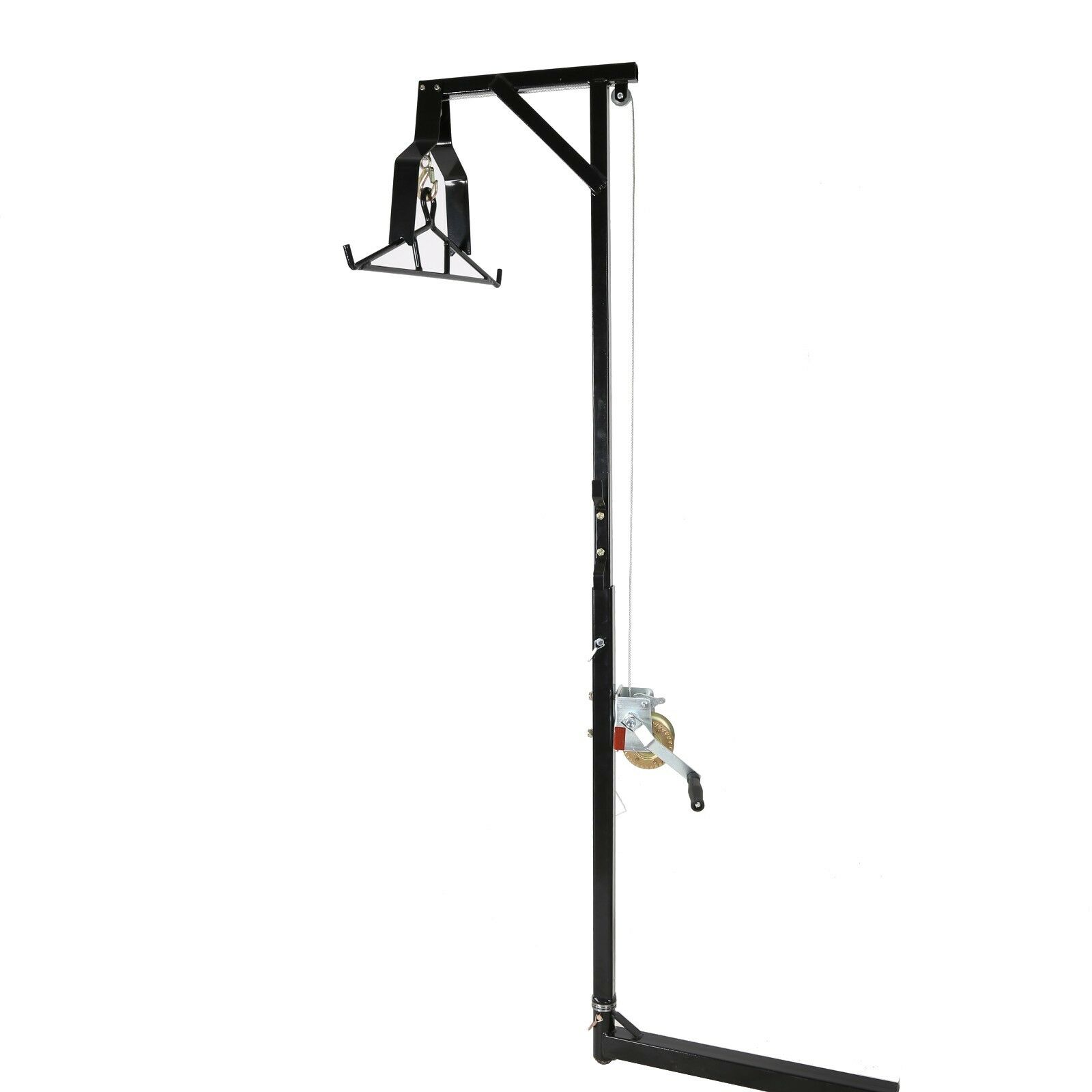 Hitch-mounted Big Game Hunting Deer Hoist With Winch Lift Gambrel 500lb Capacity