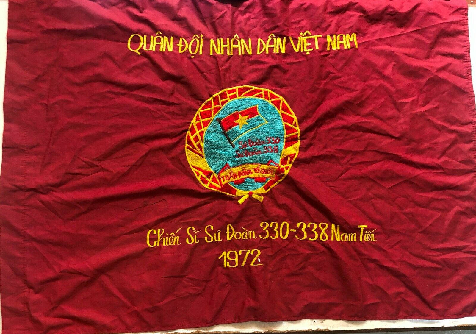 FLAG , VC Vietcong NVA NLF North VN Army Flag TO WIN 1972 Year, VIET CONG, A1